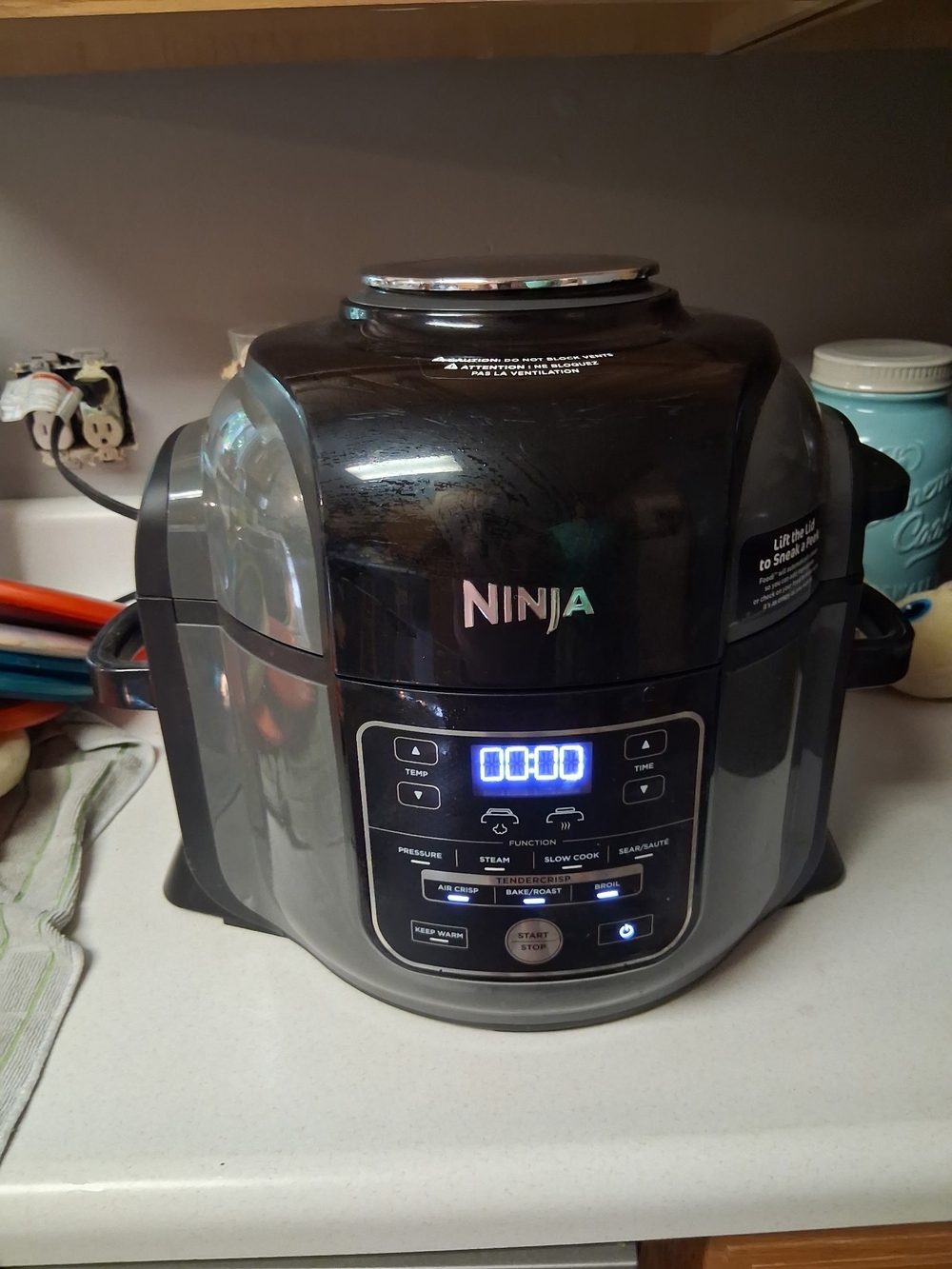 Ninja Black Multi-Cooker Air Fryer & Pressure Cooker